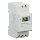 Qoltec Electronic Timer Switch for DIN Rail with Built-in Battery | 7-Day Schedule | 16 Programs Фото num