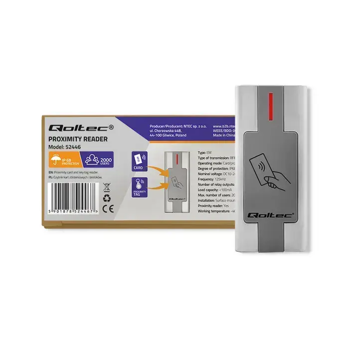 Qoltec Proximity card and key fob reader Photo