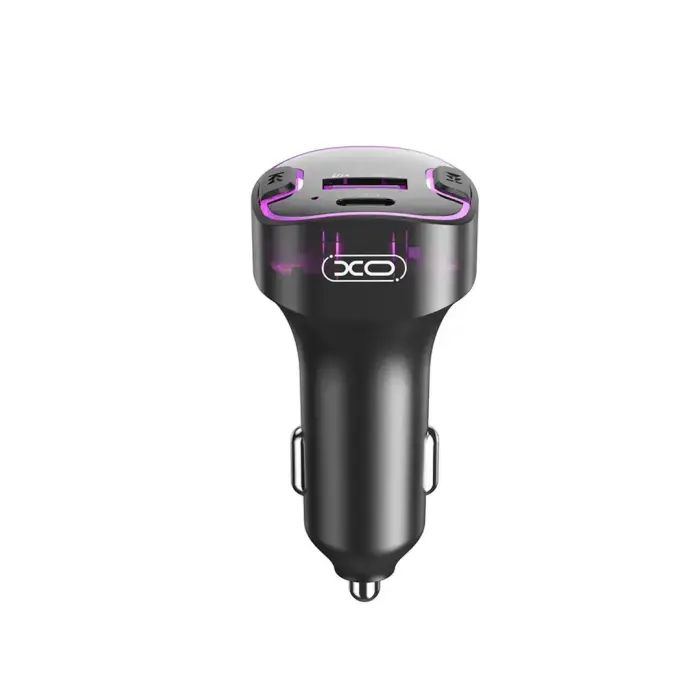 XO transmiter FM BCC12 Bluetooth MP3 car charger 3,1A black Фото num