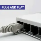Qoltec Network SWITCH | 5 x RJ45 port | 100Mbps | Fast Ethernet | LAN Photo