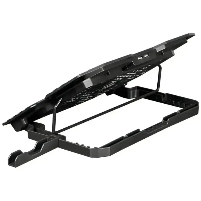 XTRIKE ME Laptop Cooling Pad with Built-in Phone Holder FN-813 Black Фото num