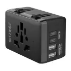Blitzwolf BW-TA1 4-in-1 Travel Adapter 2xUSB + C + PD 20W Фото num