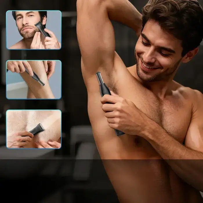 MAXGROOM M-319 multifunctional trimmer with replaceable tips - black Фото num