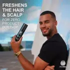 Crazy Bull Hair Tonic for Men - Cooling Hair Growth Spray with Castor Oil & Menthol - Hydrating Anti Frizz Heat Protection Spray for Oily & Dry Scalp  Photo