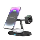 Maxlife MXWC-03 3in1 wireless charger 15W black Фото num