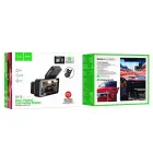 Dash cam for car Hoco with screen 3,69" 2K + rear camera 720P/25fps GPS DV12 silvery gray Фото num