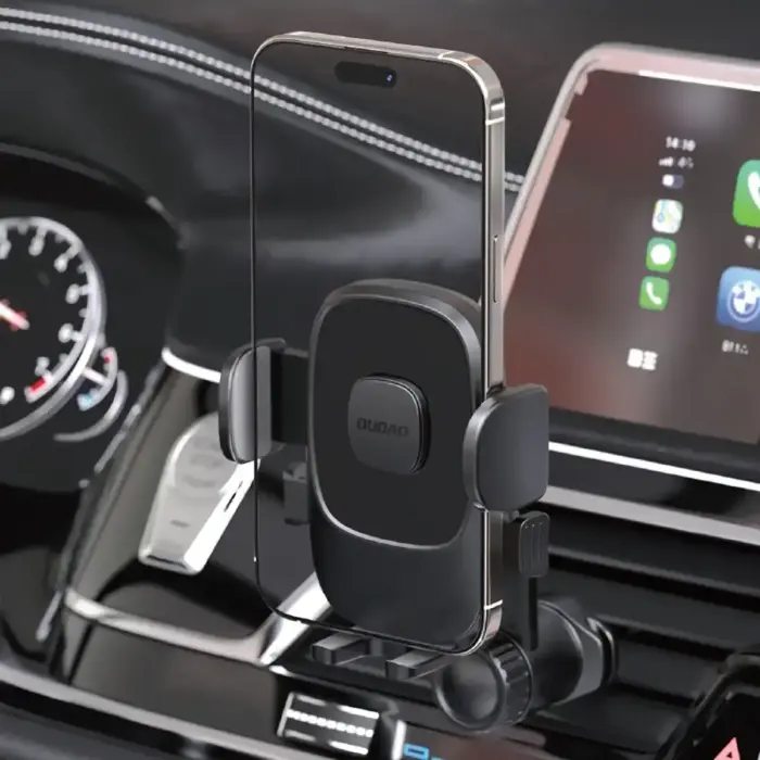 Dudao F2N smartphone holder for air vent, clamp - black Фото num