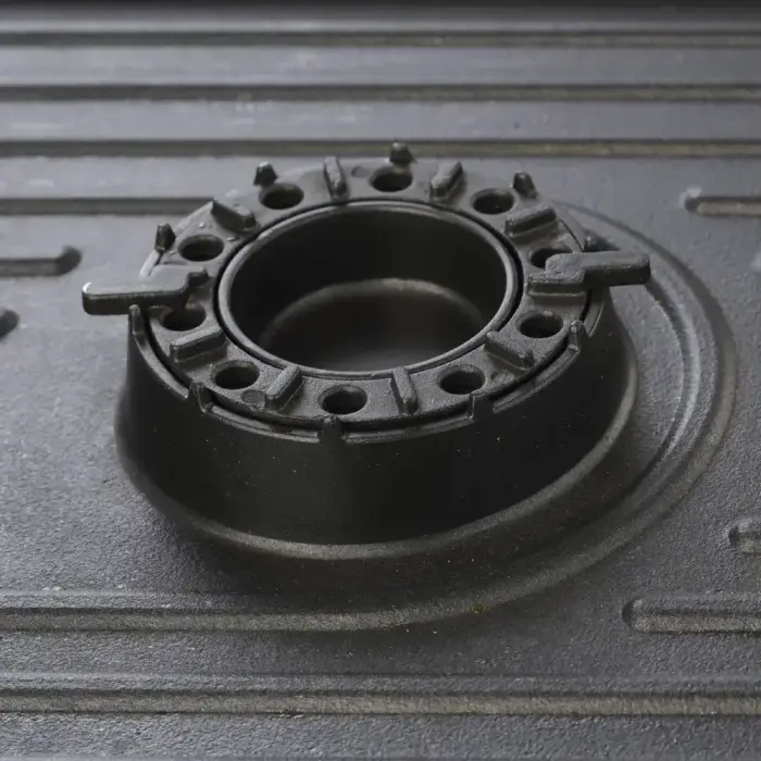 Grill grate for a gas camping stove with a CAST IRON burner function Foto 5