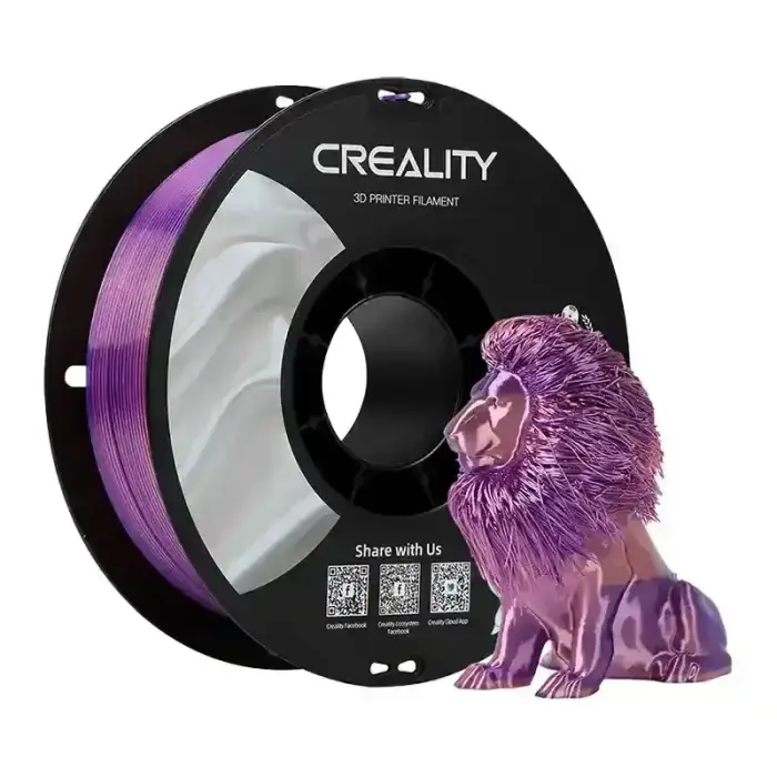 CR-Silk PLA Filament Creality (Pink-purple) Foto 1