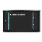 Qoltec RACK Cabinet 19" | 6U | 600 x 370 x 600 | Tempered doors | Hanging | Steel case | Lock | Black Фото num
