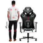 Gaming chair Diablo Chairs X-Player 2.0 King Size white-black Foto 6
