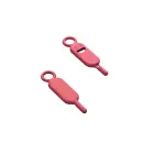 Key / needle for SIM card tray needle keychain magenta Foto 1