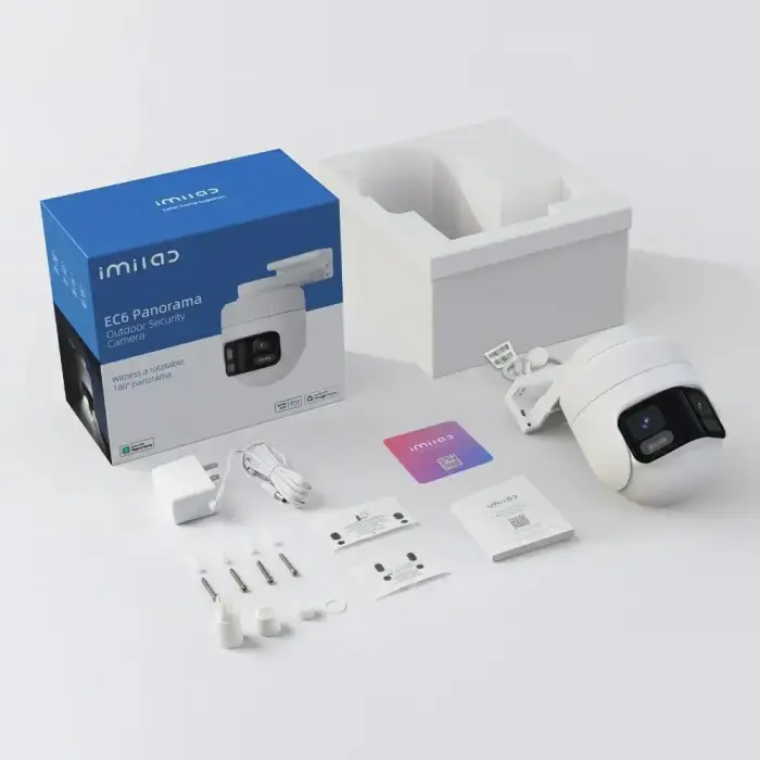 Imilab EC6 Panorama Outdoor 3.5K WiFi Plug-in Spotlight Camera white Фото num