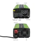 Qoltec Pure Sine Wave Inverter Monolith | battery charger | UPS | 300W | 600W |  12V to 230V Photo