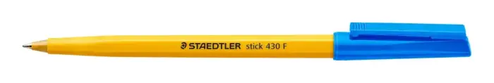 Lodīšu pildspalva STAEDTLER STICK 430F 0.7mm zila Photo