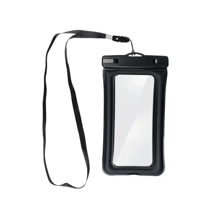 Waterproof bag for mobile phone with plastic closing AIRBAG black Foto 4