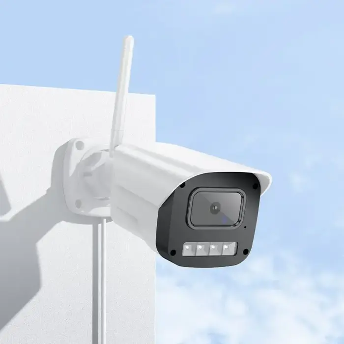 Outdoor camera Hoco gun-type 3MP Full HD Wi-Fi D4 white Photo