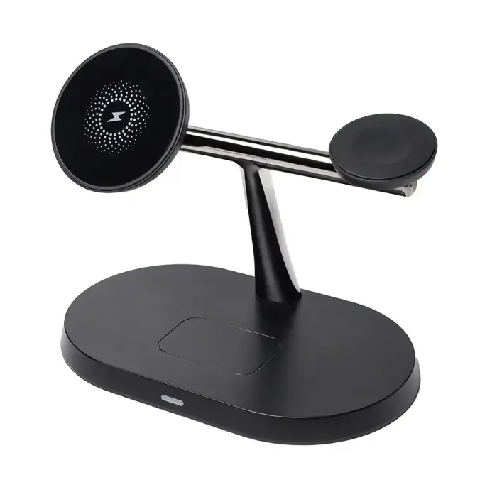 Maxlife MXWC-03 3in1 wireless charger 15W black Фото num