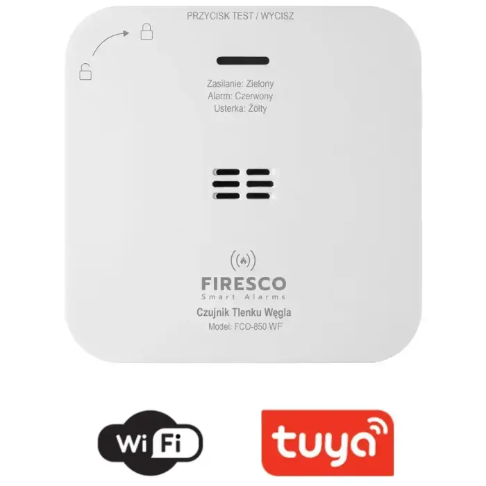 Firesco FCO-850 WF Wi-Fi Carbon Monoxide Detector Tuya Smart Life Фото num