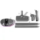 4-in-1 Vertical Handheld Vacuum Cleaner with Dust Mite Removal Brush - Gray Фото num