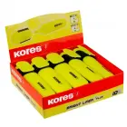 Teksta marķieris KORES BRIGHT LINER dzeltens Foto 3