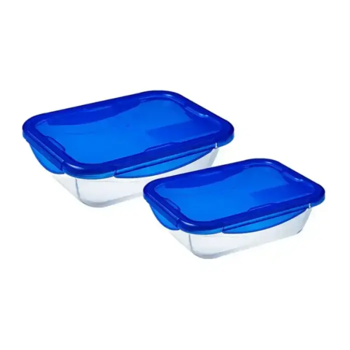 Stikla tr.ar vāku 2gb kompl. Cook&Go Foto 2