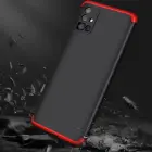 GKK 360 Protection Case Front and Back Case Full Body Cover Samsung Galaxy M51 black-red Photo