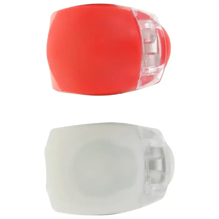 Setty bike lamps silicone set front white + rear red LR-01 Фото num