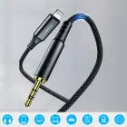 Choetech AUX009 Lighting | mini jack 3.5mm cable 2 m - black Foto 2