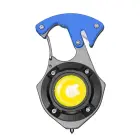 Mini flashlight LED keychain W5143 Type C with 2 screwdriver bits blue Фото num