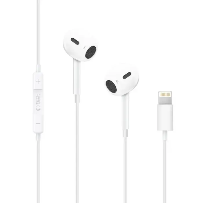 TECH-PROTECT ULTRABOOST LIGHTNING EARPHONE CORE G2 WHITE Photo
