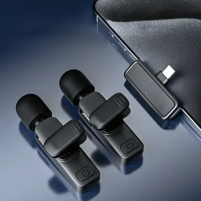 Blavec Lavalier Microphones x 2 MK-01 ClipGo Type C (LMMK01-B) black Photo