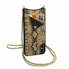 BAG - SNAKE Leather Case - IPHONE XS MAX Gold Photo