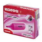 Teksta marķieris KORES BRIGHT LINER rozā Photo