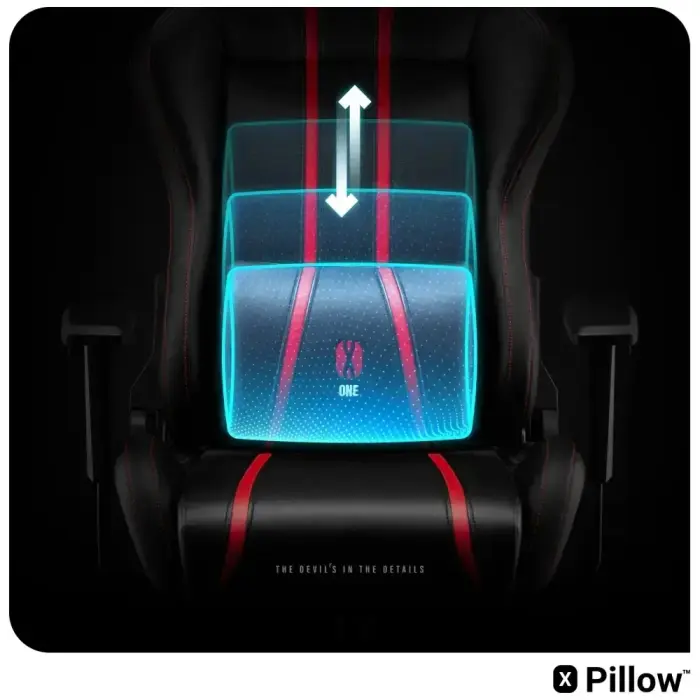 Gaming chair Diablo Chairs X-One 2.0 King Size black-red Foto 11