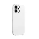 AmazingThing AR Aluminum 2 Lens Glass telefona maciņš iPhone 16, iPhone 16 Plus - balts Foto 1