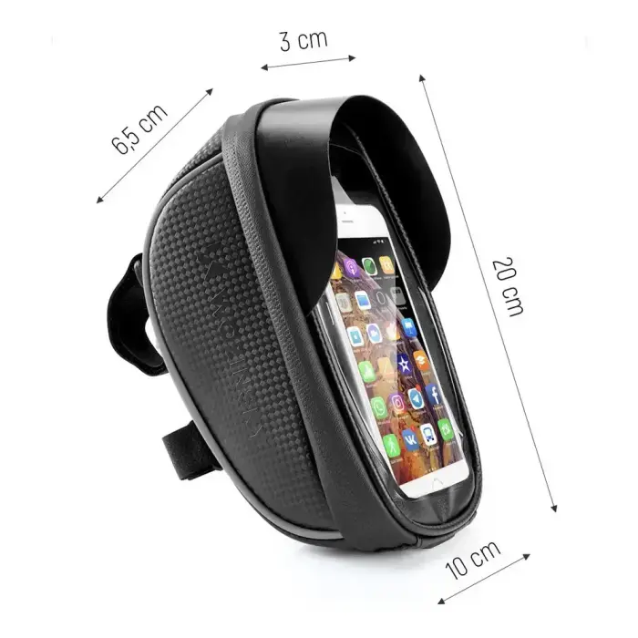 Wozinsky Bike Handlebar Bag with Phone Case 1L Black (WBB16BK) Foto 5
