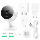 Indoor camera Hoco 3MP Full HD D3 white Фото num