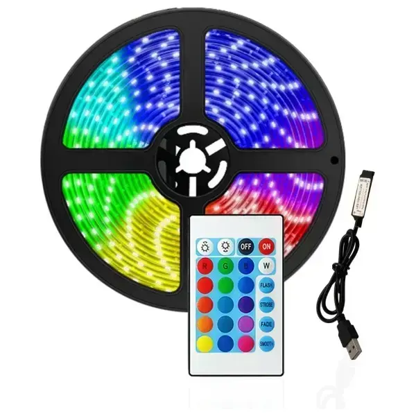RGB LED strip with Bluetooth controller 5m XTRIKE ME HT-5050 B5 Foto 2