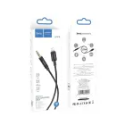 Cable AUX Jack 3,5 mm to Lightning Hoco 1 m UPA19 black Photo