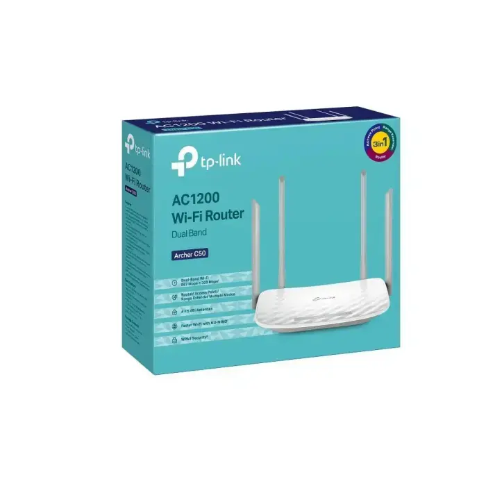 TP-LINK router Wi-Fi dual band AC1200 5GHz TL-ARCHER C50 Photo