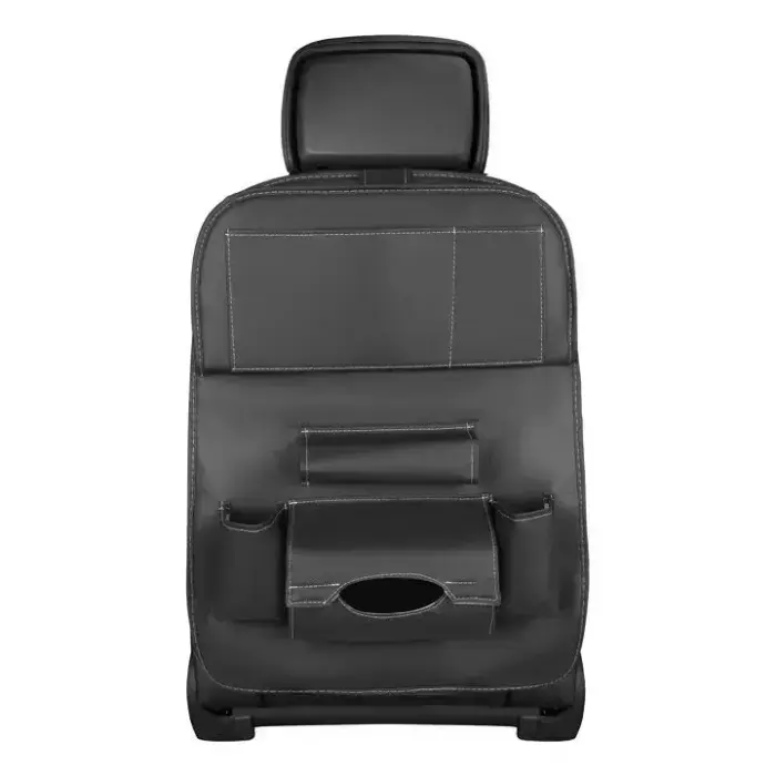 Car seat organizer seat protector seat cover shelf mini car table black Фото num
