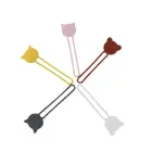 Silicone cable reel - black Фото num