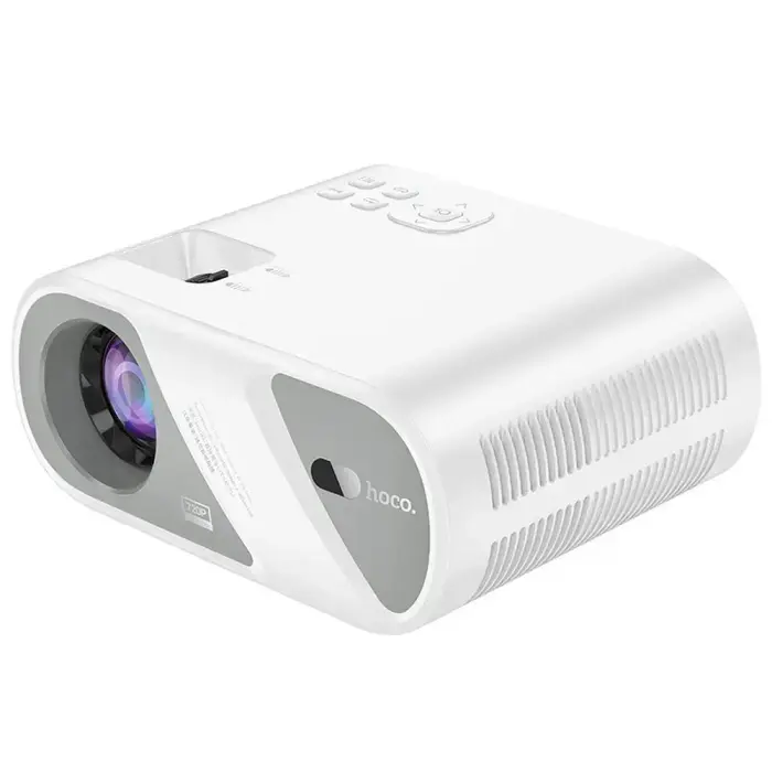 Projector HD Ready Hoco Wi-Fi Bluetooth 720P DT1 white Фото num