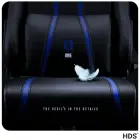 Gaming chair Diablo Chairs X-One 2.0 Normal Size black-blue Photo