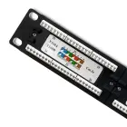 Qoltec Patch panel RACK | 24 ports | cat.6 UTP | Black Фото num