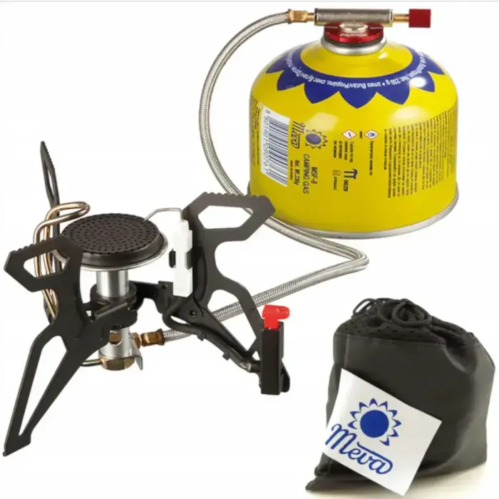 Tourist stove with gas heater and piezo igniter SPIDER PRO 3kW Фото num
