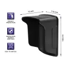 Qoltec Outdoor roof | Black Photo
