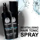 Crazy Bull Hair Tonic for Men - Cooling Hair Growth Spray with Castor Oil & Menthol - Hydrating Anti Frizz Heat Protection Spray for Oily & Dry Scalp  Photo