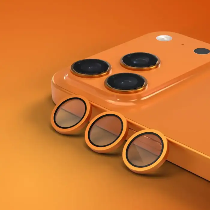 Etteri camera lens protector for iPhone 17 Pro / 17 Pro Max orange Фото num